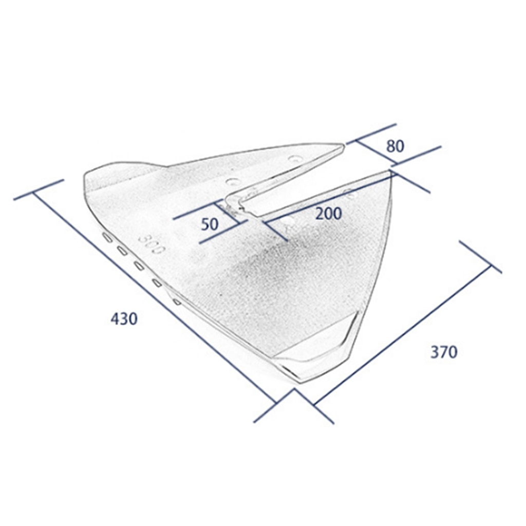 Hydrofoil Stabilizer for Outboards and Stern Drives 40-350 HP