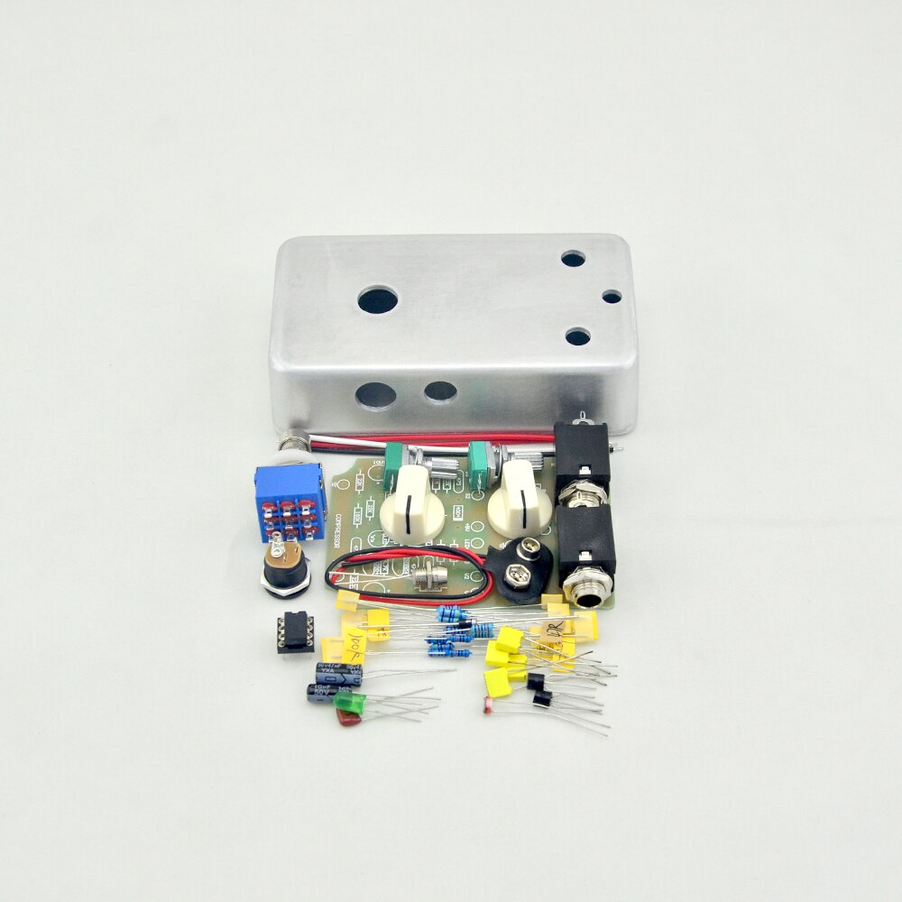 DIY Overdrive/retardo/pelusa/Boost/distorsión/Tremolo/Compresson Pedal de efectos de guitarra kit de Bypass verdadero Kits