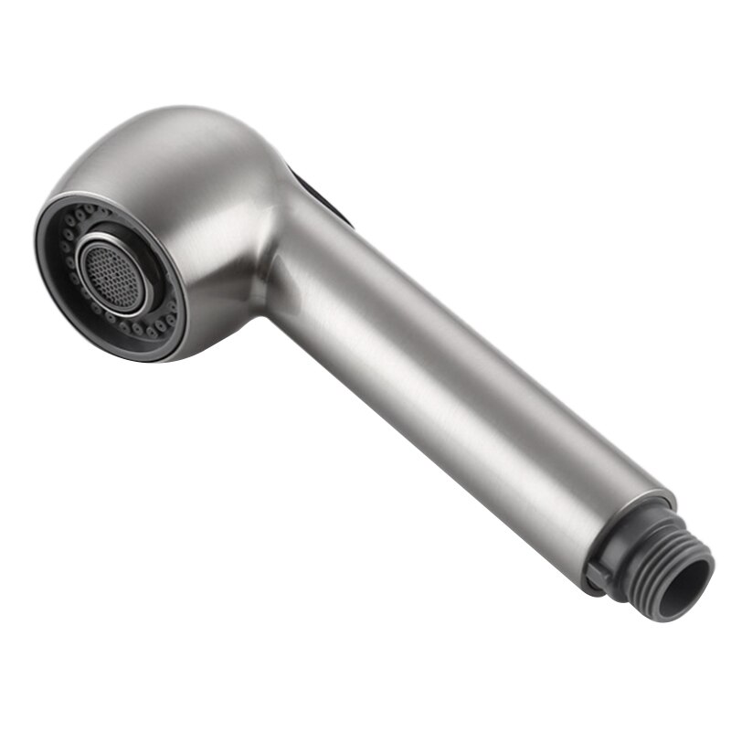 Keukenkraan met uittrekbare kop, vervanging, 2- functies, uittrekbare sproeikop, geborsteld nikkel, ,1 stuks