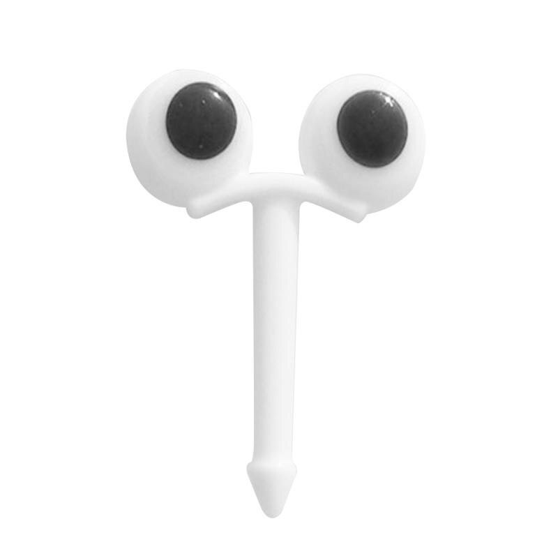 Fruit Fork Decorative Sticks Kids Lunch Bento Box Accessories 10 Pcs/Set Mini Eye Fruit Fork Reusable Plastic