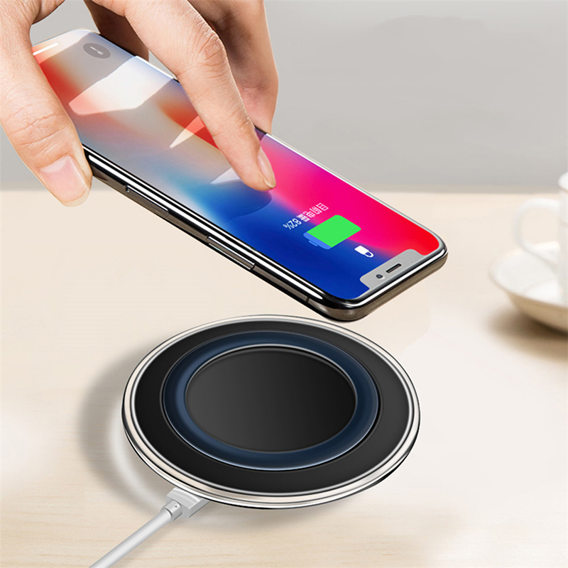 Wireless Charger for iPhone 6 6S 7 8 plus 11 X Xs Xr Qi Fast Wireless Charging Pad for Samsung S10 Note 9 AirPods Xiaomi Charger