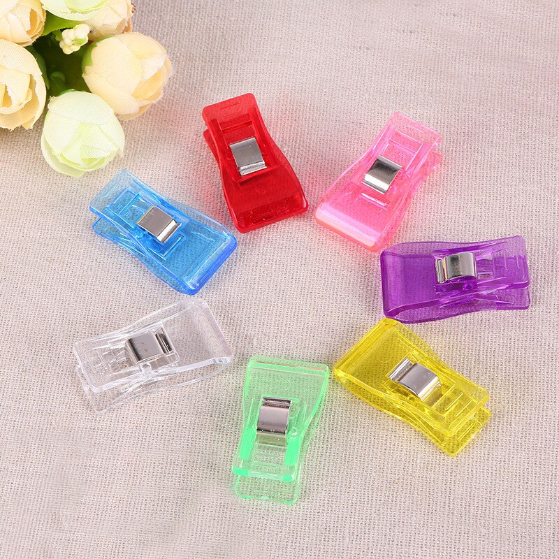 Dailylike 5/10 Pcs Colorful Plastic Clips Fabric Quilting Craft Sewing Knitting Clips For Clothes Paper Sewing Patchwork Tool