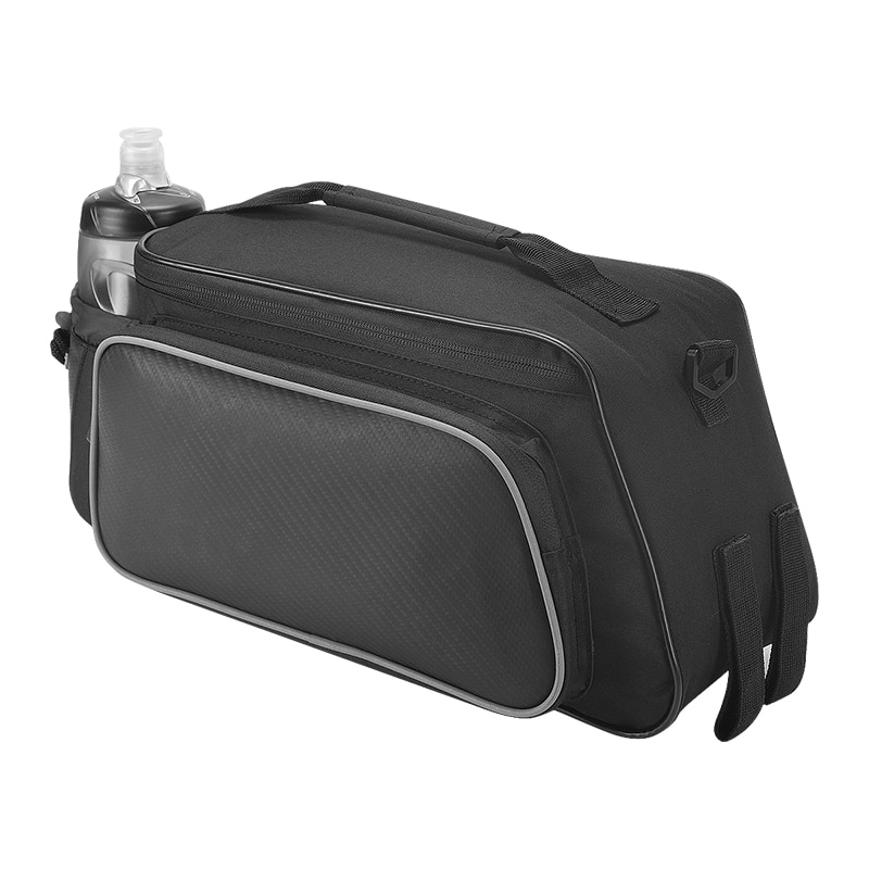ROSWHEEL 10L vélo de cyclisme en Fiber de carbone en cuir vélo arrière Rack siège sacoche sac pochette arrière rack cargo sac