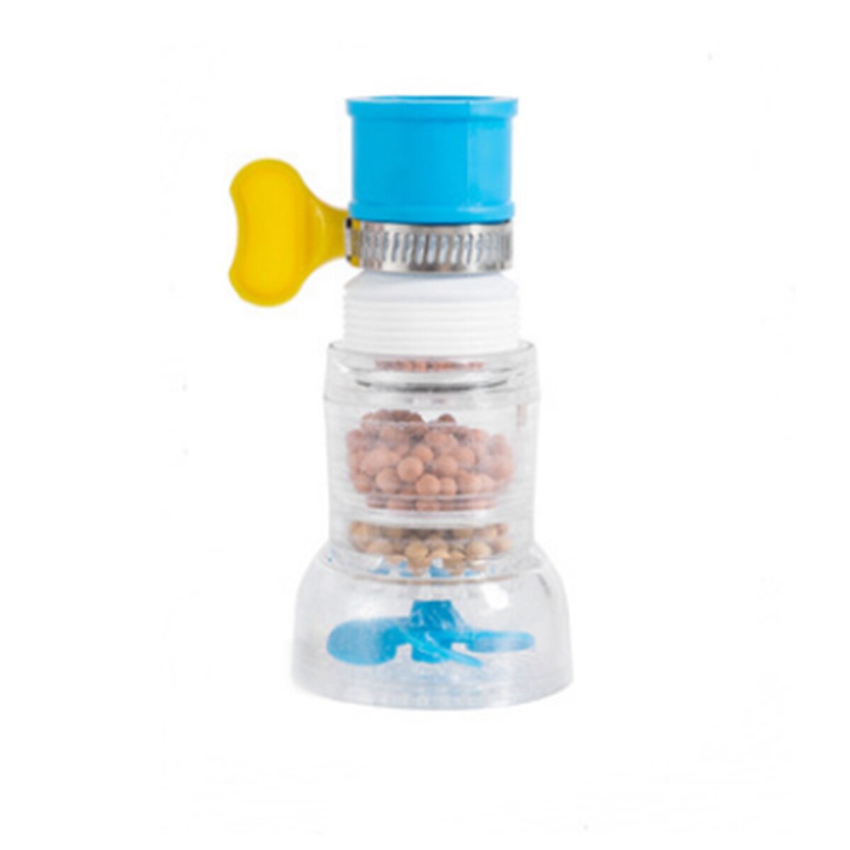 Économiseur d'eau rotatif, accessoires de cuisine, salle de bains, filtre d'arrosage, rallonges de robinet, outil télescopique de filtrage de l'eau du robinet: 7