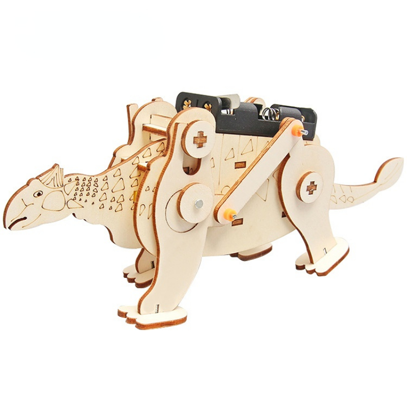 DIY Ankylosaurus Dinosaur Making Invention Handmade Materials Assembling Dinosaur Model Puzzle Learning Toys