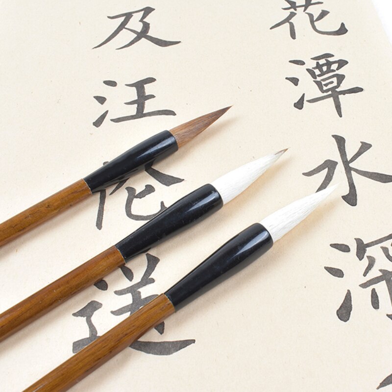 Chinese Calligraphy Writing Brush Set Traditional Chinese Landscape Painting Brush Regular Seal Script Writing Calligraphy Brush