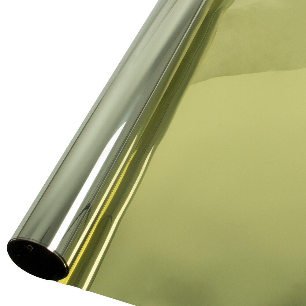 90x200 cm Mirrored Effect Goud Zilver Solar Tint Reflecterende Glasfolie Privacy Tint voor Home Office winkel Glas