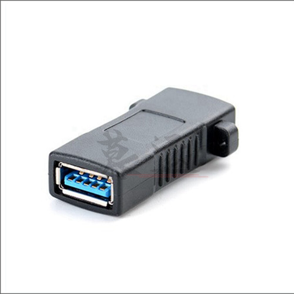 USB 3.0 Female to Female Extension Exteder Coupler Adapter with Panel Mount Holes connector