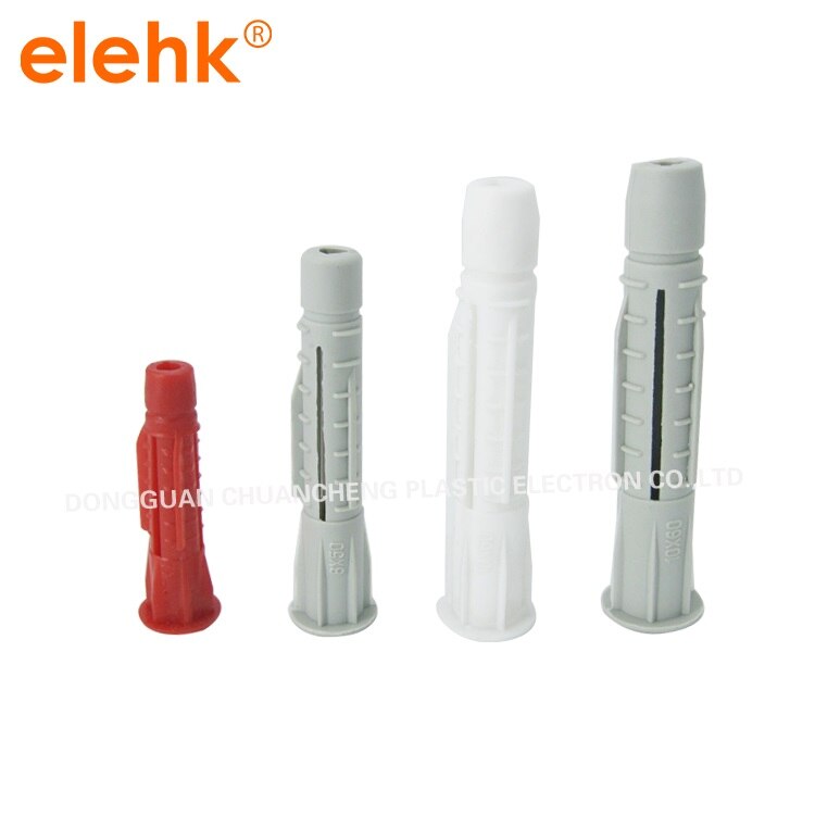 6x51mm 100PCS Nylon Plastic Anchor Wall Plug Use For Hollow Wall Anchor Plugs