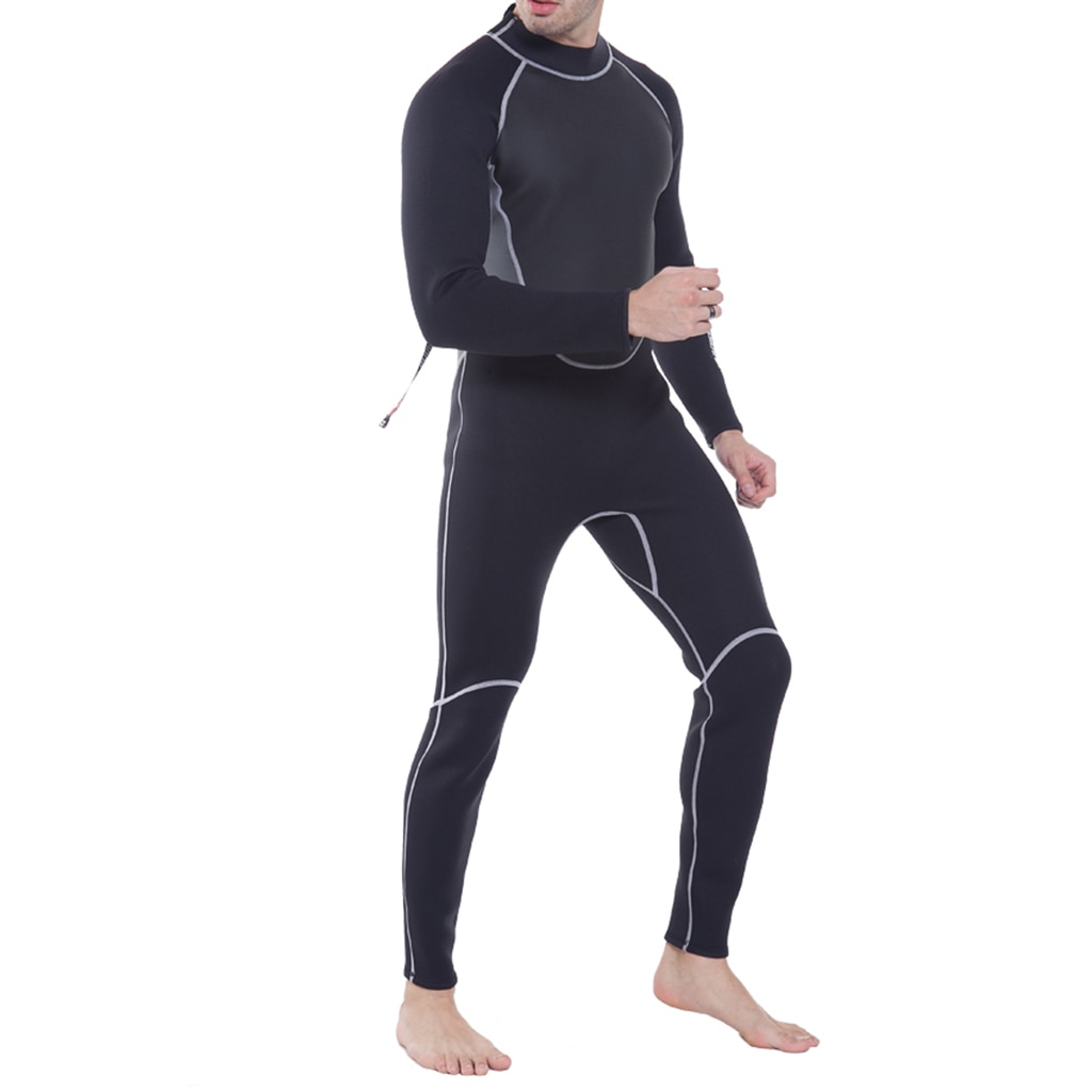 Men 3mm Neoprene Wetsuit For Dive Surf Swim Kayaking Water Sports Warmth Men Dive Wetsuit Swimming Rowing Sailing Surfing Warm