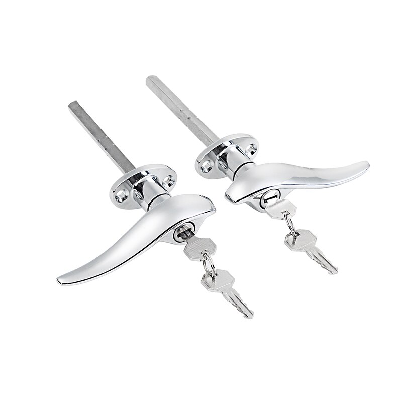 1 Pair Car Outside Door Steel Locking Handles for Ford Model 40 18 Window Coupes Passenger 1932 1933 1934 Auto Exterior Parts
