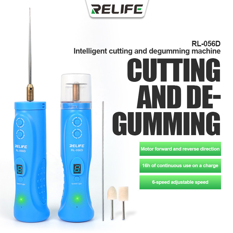 RELIFE – dissolvant de colle Intelligent RL-056C RL-056D, avec écran LCD de téléphone portable à 6 vitesses, Machine de découpe de dégommage OCA