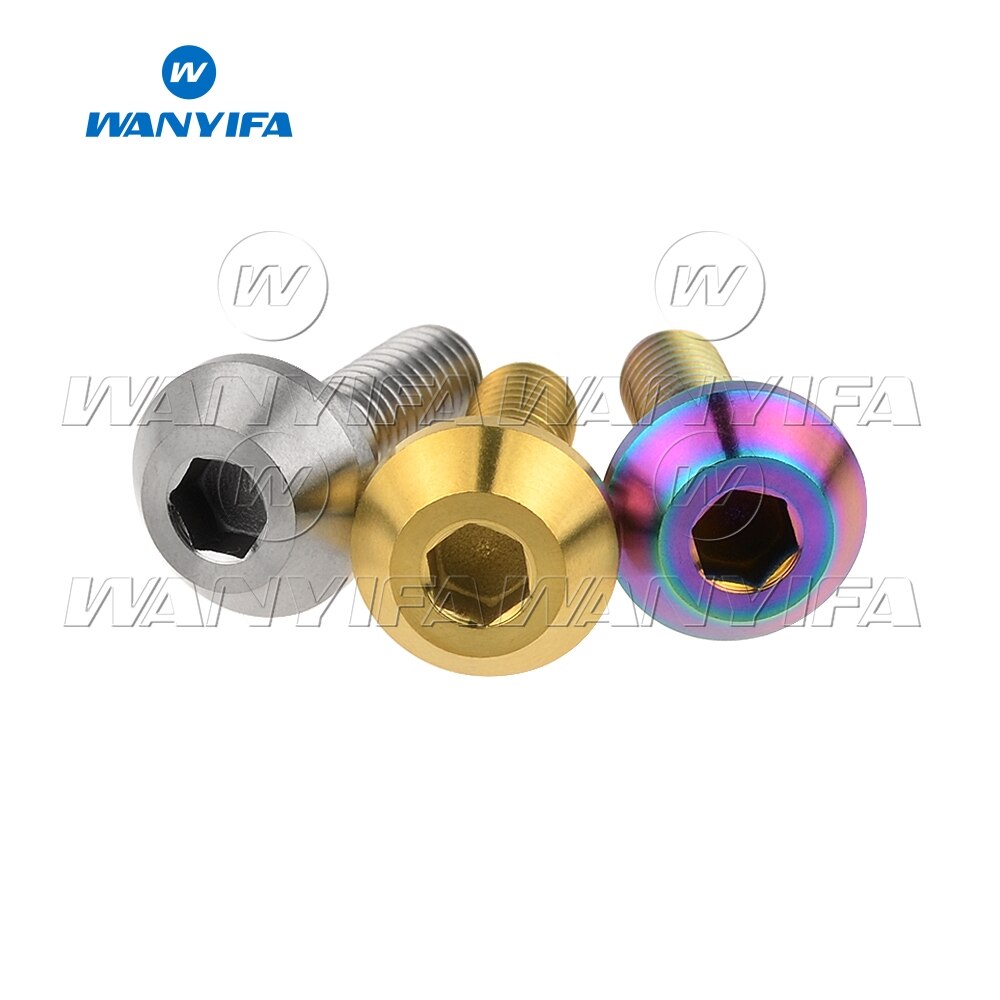 Wanyifa Titan Bolzen Schraube M6 X 20mm Kegel Ball Allen Schlüssel Kopf Schrauben für Yamaha Motorrad Bremsen 1Stck