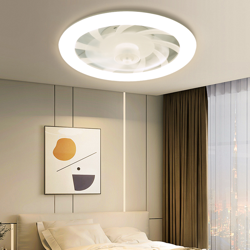 Led Plafondventilator Licht Eenvoudige En Koele Stijl Afstandsbediening Met Oneindig Dimmen 6 Niveaus Van Windsnelheid Woonkamer Slaapkamer