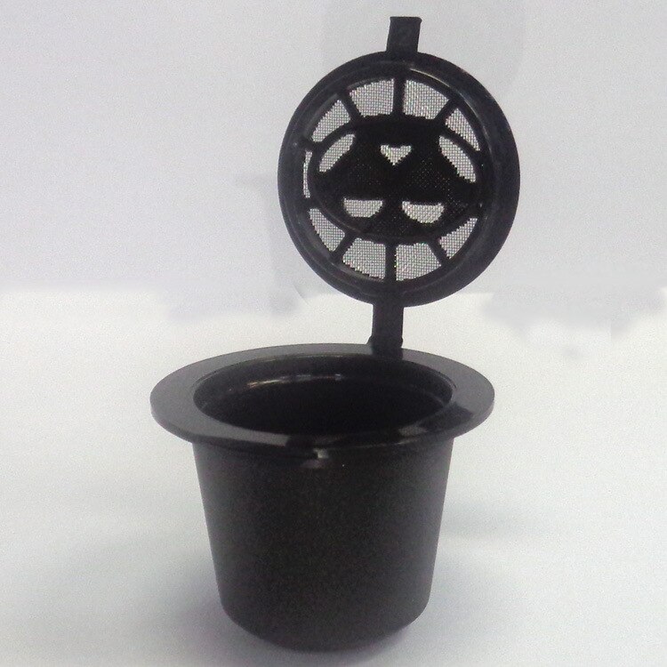 Filtre à capsule de café rechargeable en acier inoxydable réutilisable pour machine nespresso facile à nettoyer facile à nettoyer bon effet de filtrage: Un