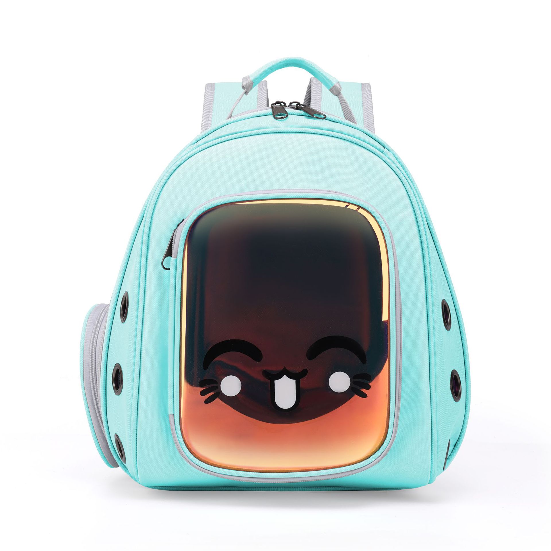 Pet Carrier Bags Astronaut Space Capsule Backpack For Cats Small Dogs Portable Doggie Kitten Cat Travel Bag Outdoor Puppy: pink green
