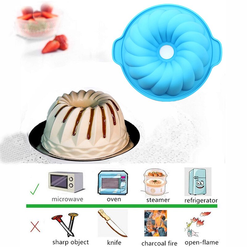 3d grote siliconen cakevormen keuken bakvormen gereedschap voor cake koekjes fondant snoep bakkerij bakvorm bakvorm cakevorm