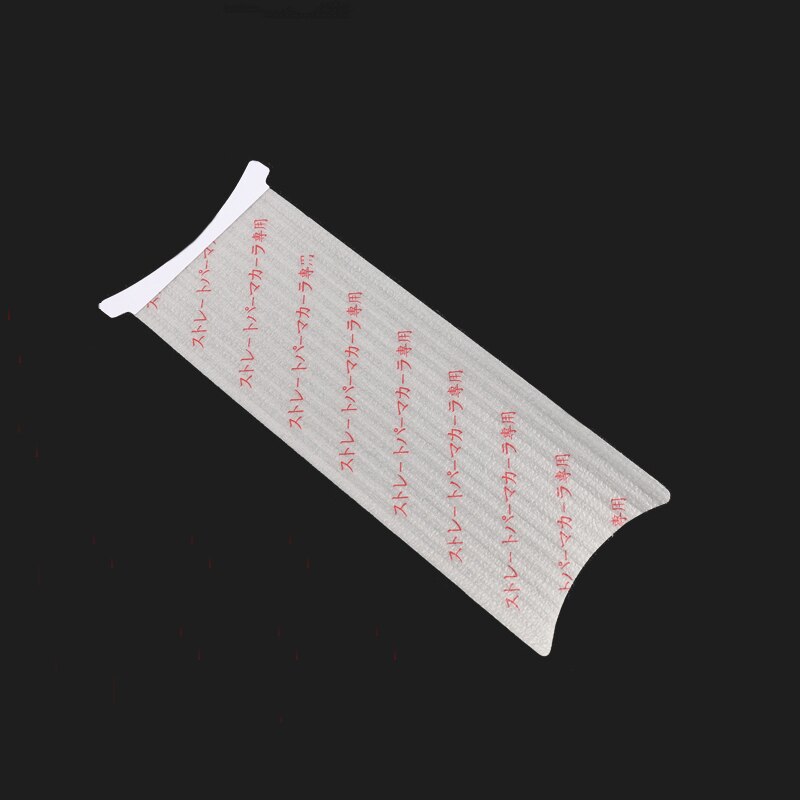 50 stk/sæt pro salon hårfarve papir hule genanvendelig og holdbar frisør highlight farve væv ark styling værktøj  un616