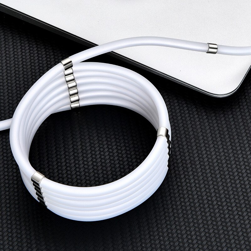 Magic Rope Magnetic Absorption Charging Data Cable For iPhone Samsung HUAWEI