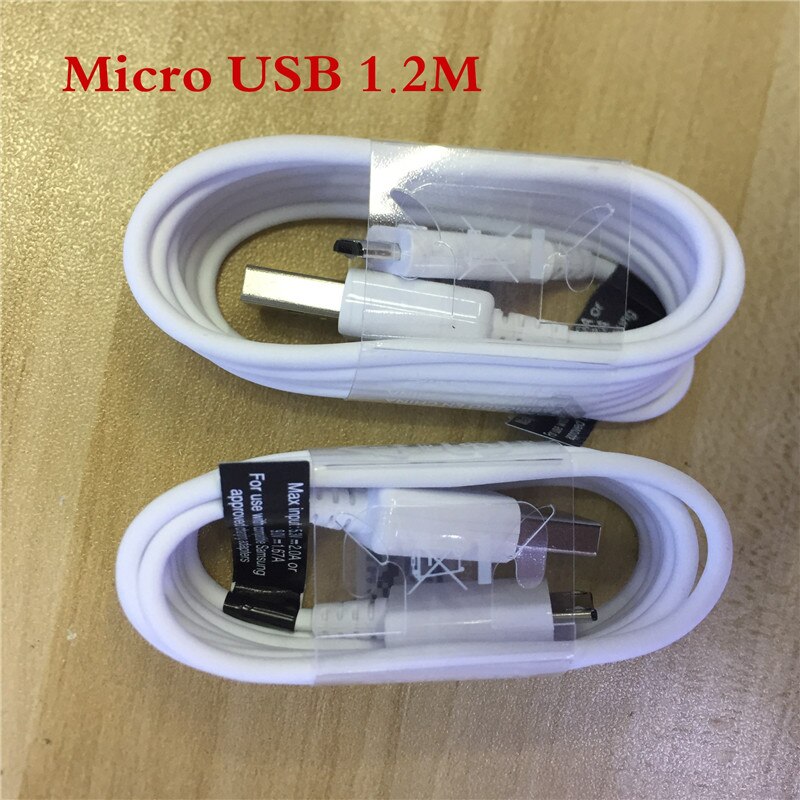 10 pièces/lot, 100% Original 1.2m Micro USB chargeur rapide câble données synchronisation charge rapide pour Samsung Galaxy S6 S7 Note 4 5 bord S4