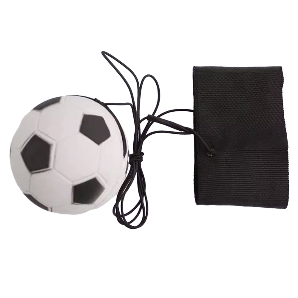 Elastische Terugkeer Spons Bal Nylon String Game Oefeningen Rubberen Hand Bal Kinderen Speelgoed Vinger Band Bal Outdoor E: Black