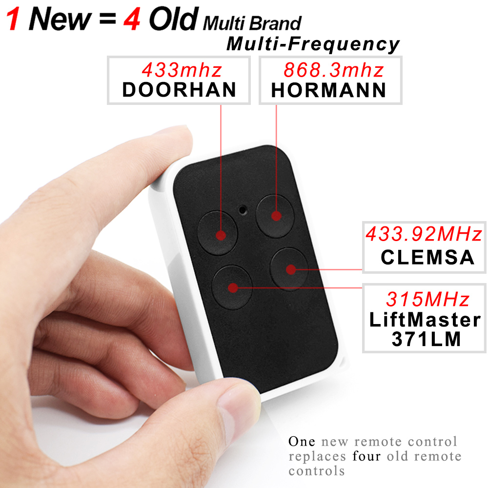 Liftmaster chamberlain 94335E 433.92mhz remote control garage door opener electric gate MOTORLIFT 84335EML hand transmitter