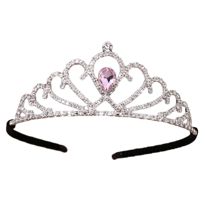 Bling Hart kinderen Tiara Prinses Kroon Koninklijke Parel Hoofdband Diadeem voor Meisjes Decoratie voor Haar Kinderen Accessoires