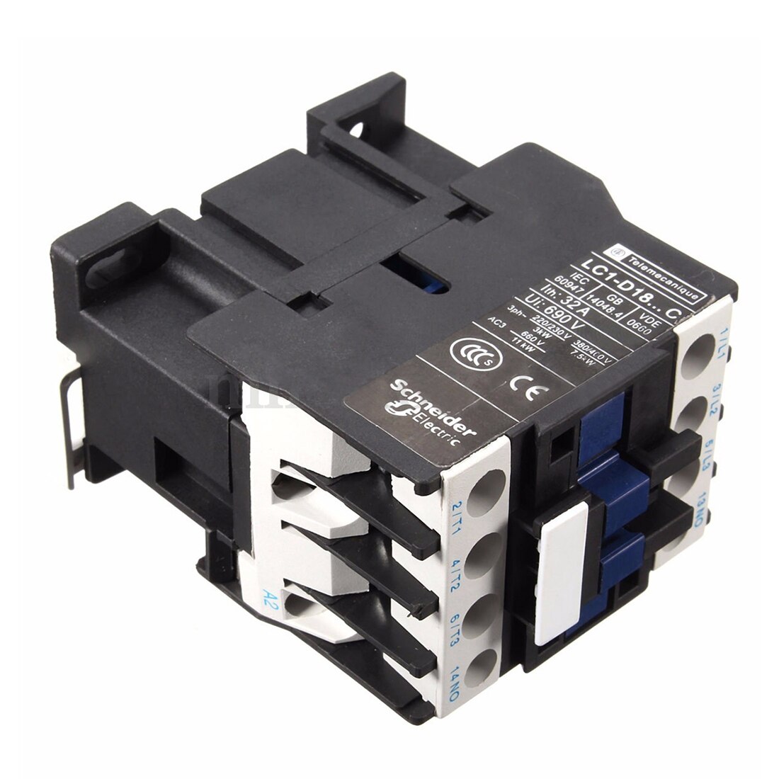 Lanko Wechselstromschütz 32A 220V - Motorstarter Relais 1NO Für Industriesteuerung