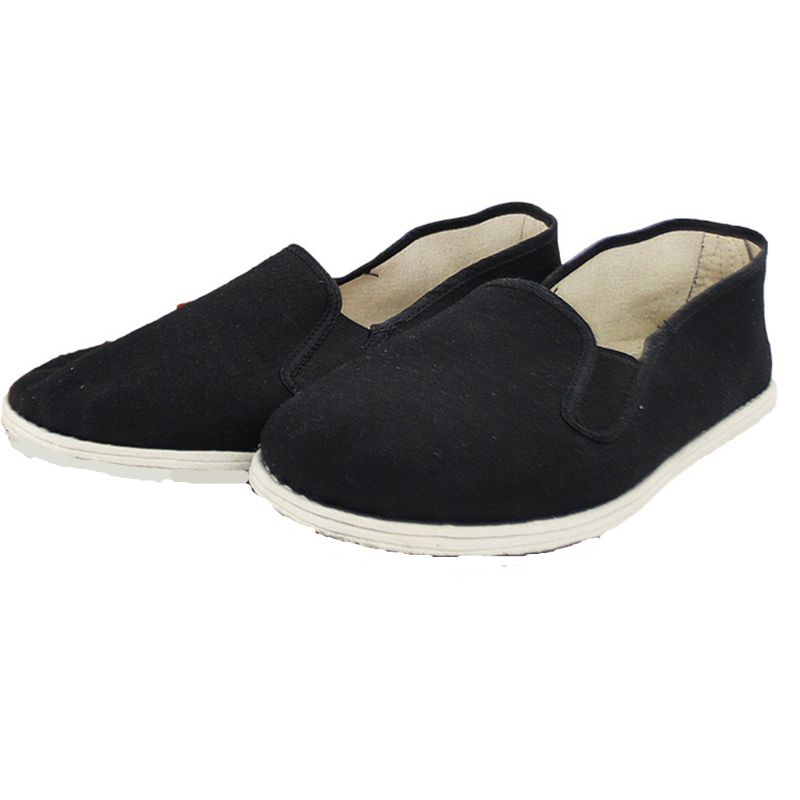 Cotton Sole Mens Kung Fu Closed Toe Slip On Shoes 517D