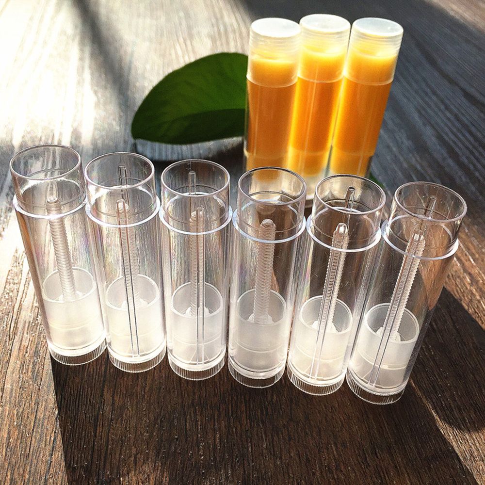 10 pcs Lege Clear Transparante Lippenbalsem Tubes Containers Cosmetische Lippenstift Flessen 5g DIY Chapstick Lip
