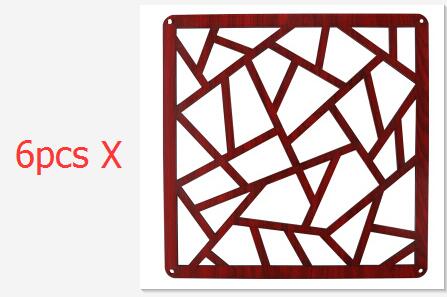 6PCS 29X29CM shield for rooms folding screen room divider paravent decoration separador de ambientes folding screens: NO 6