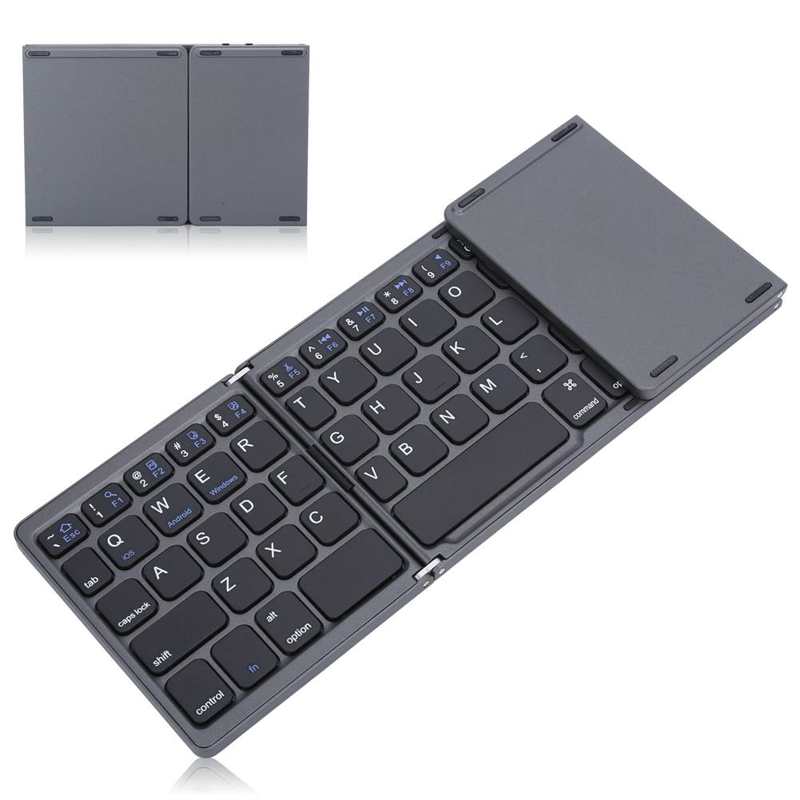 touch pad touch pad for pc Wireless Foldable Keyboard for Bluetooth PC Laptop Portable Triple Folding Keyboard touch