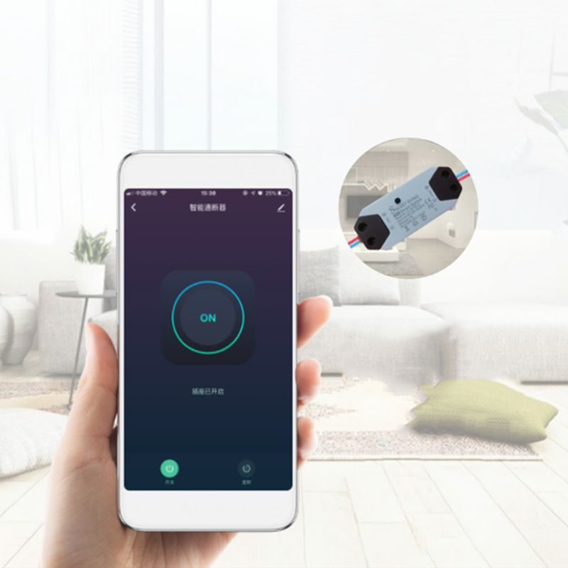 Wifi smart lysbryter universal breaker app fjernkontroll familiedeling
