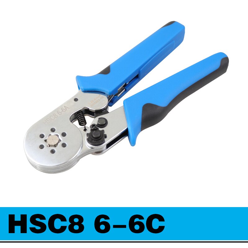 Krimpning miniverktyg kabelpresstång hsc 8 6-6 klämma trådavdragare avbitare tångsats elektriskt uttag krimpverktyg: Hsc 8 6-6c