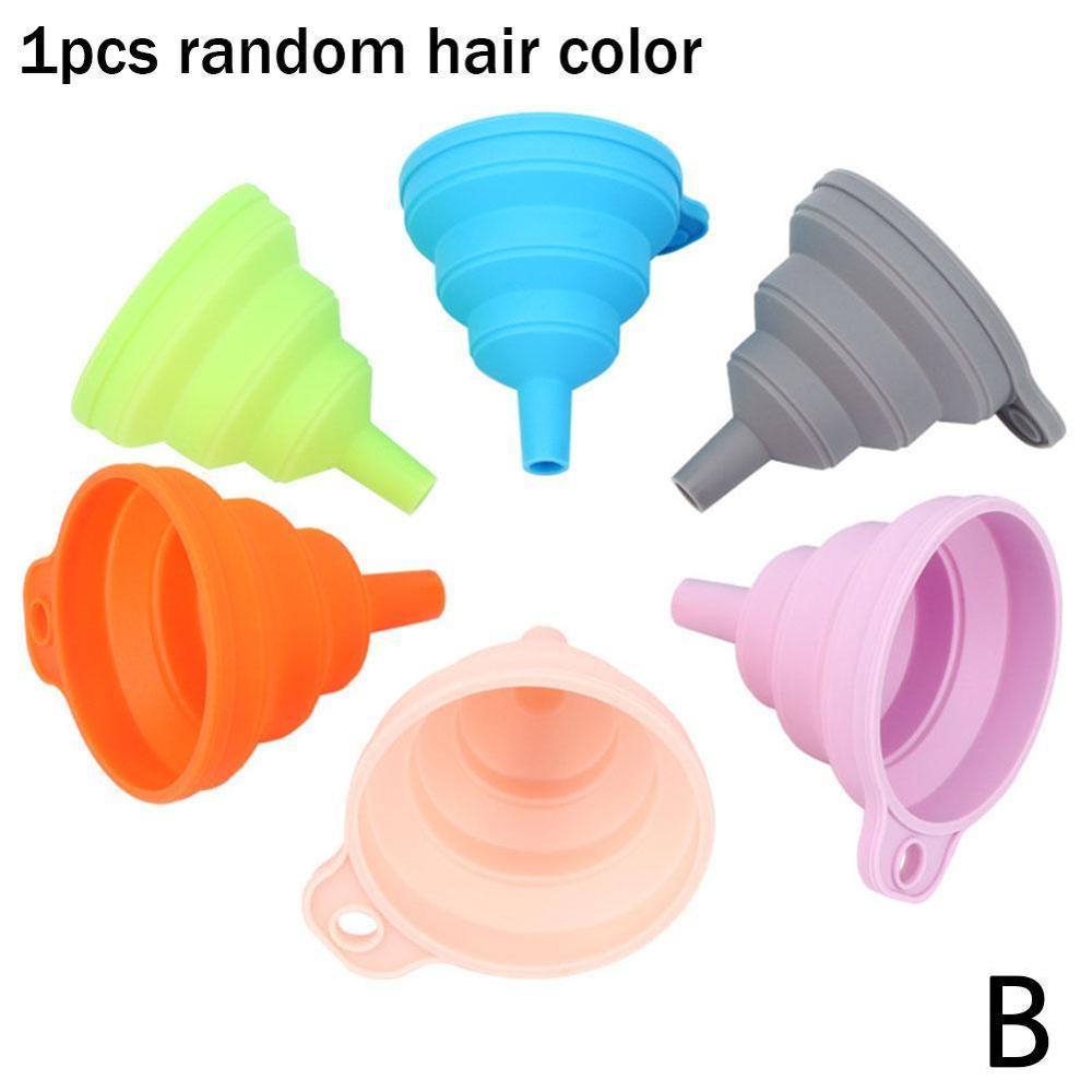 30ML Portable Cute Hangable Silicone Mini Hand Sanitizer No Clean Squeeze Empty Bottle Travel Safe Hand Gel Holder Split Bottles: Filling funnel