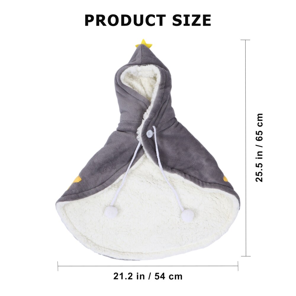 1pc mooie cosplay capes voor huisdieren, nachtkleding voor huisdieren, mantel voor huisdieren, hoed voor huisdieren, kostuum voor kitten en hond