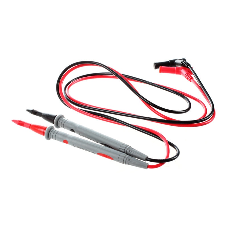 1 Pair Digital Multimeter leads 1000V 20A Universal Test Lead Cables Measuring probes Red+Black: Default Title