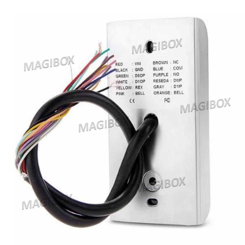 RFID Reader Door Access Control Entry Kit Password Keypad Card 125kHz Waterproof