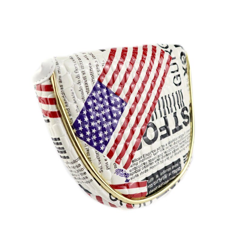 HELLO NRC Golf Clubs Blade Putter Head Covers Mallet Headcovers 1PCS Thick PU for Men Women