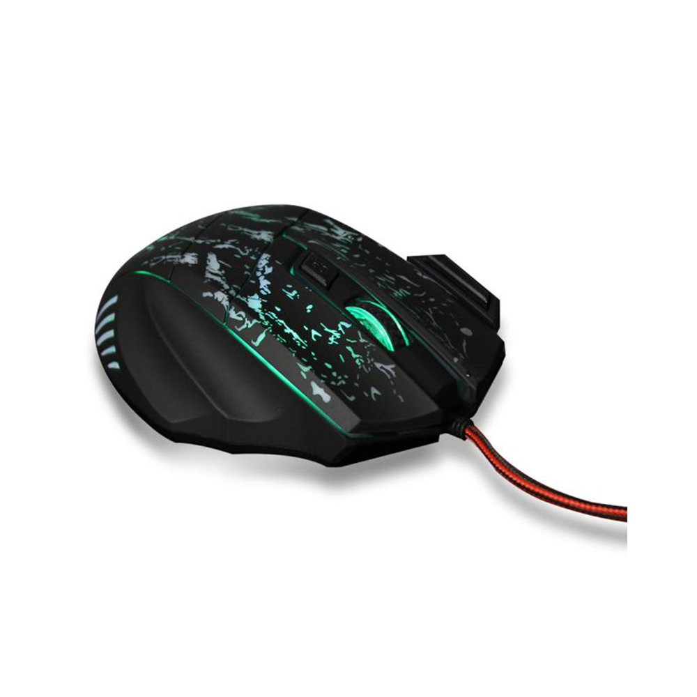 Led-gaming-maus, computermaus, gamer-maus, 5500 dpi, farbig, optisch, usb-pc-maus, ergonomisch, kabelgebunden, profi-qualität für pc, laptop, spiele, lagerbestand