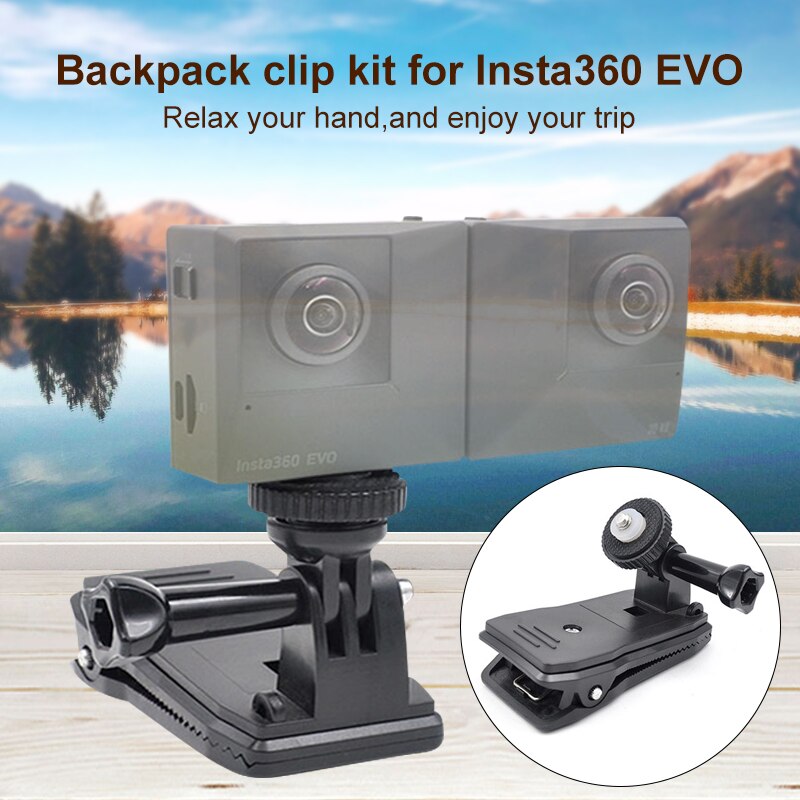 Backpack Mount For Insta360 ONE X & EVO Action Camera Expand Accessories Backpack Clip Kit For Insta360 One X & EVO