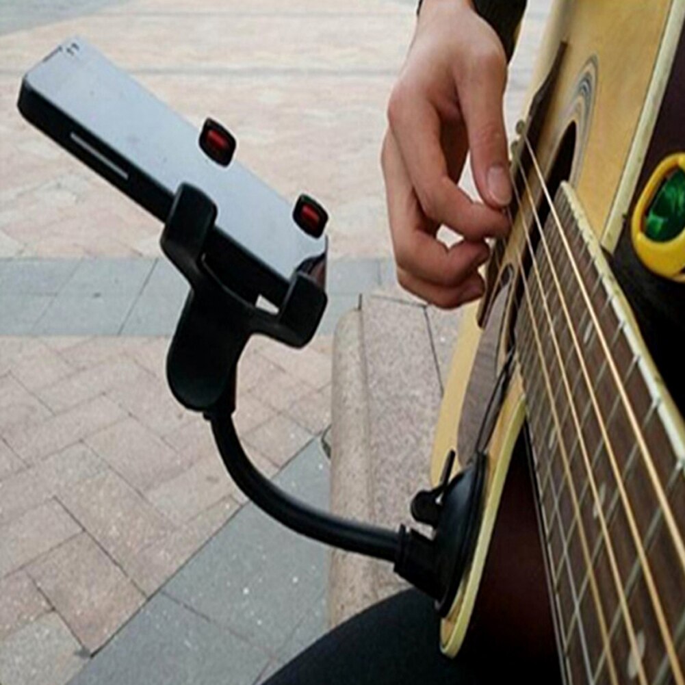 Telefoon Houder Stand Voor Gitaar Straat Zingen Teksten Lied Auto Sucker Cups Ondersteuning Houder Muzikanten Gitaar Stand