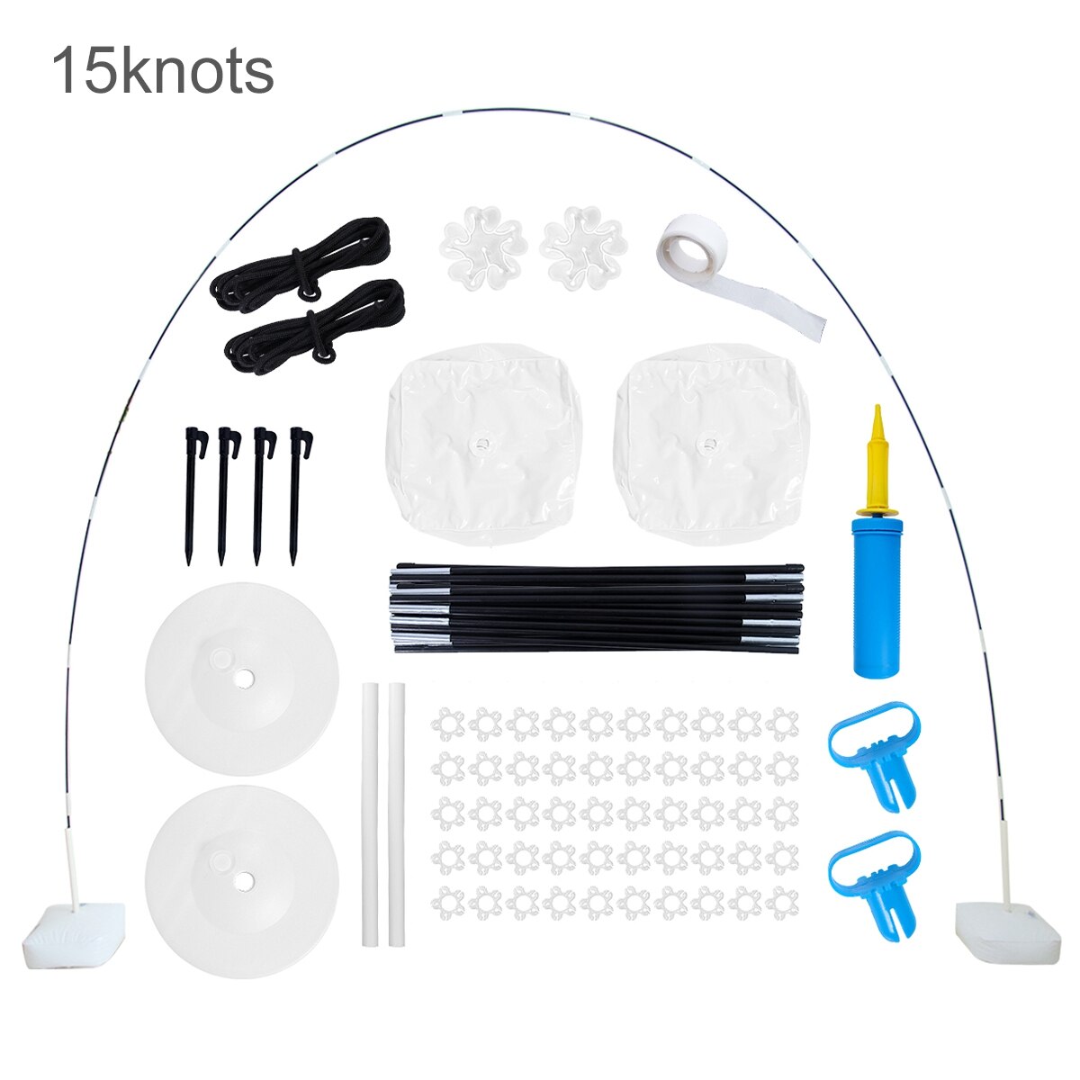 Arche à ballons ronde, support en arc circulaire pour mariage, décoration de fête d&#39;anniversaire, fournitures de réception pour bébé, toile de fond: 2.7M X 3M