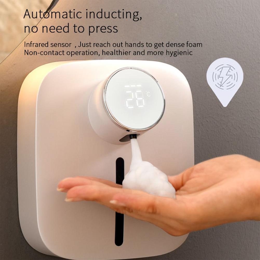 Automatic Soap Dispenser Wall Mount Rechargeable Touchless Soap 2022 Dispens Foaming P5T3