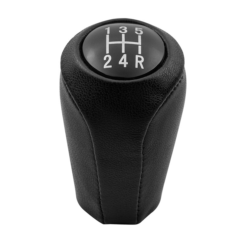 Levier de changement de vitesse en cuir pour MAZDA 3 BK BL 5 CR CW 6 II GH CX-7 ER MX-5 NC III 23 MT: 5 Speed Black A