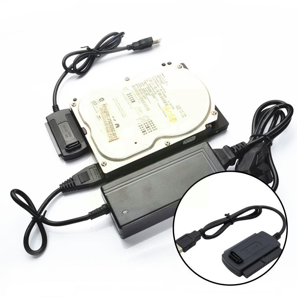 For ATA/ATAI LBA USB To IDE Cable USB 2.0 To IDE/SATA Disk Adapter Cable 3.5" HDD Hard Plug 2.5" Drive Converter F9H8