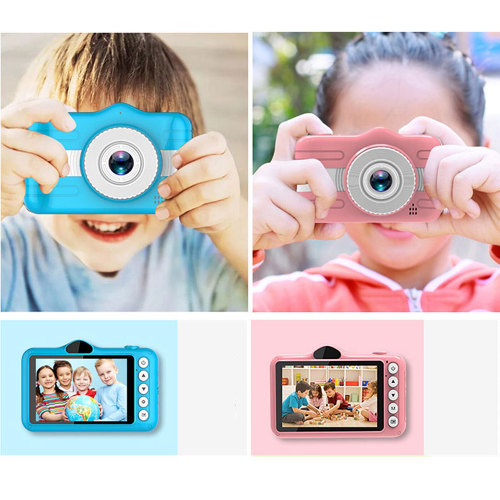 Soonhua X600 Kids Digitale Camera 3.5Inch 20MP 1080P Dual Lens Kinderen Digitale Camera Voor Meisjes Jongens Peuters