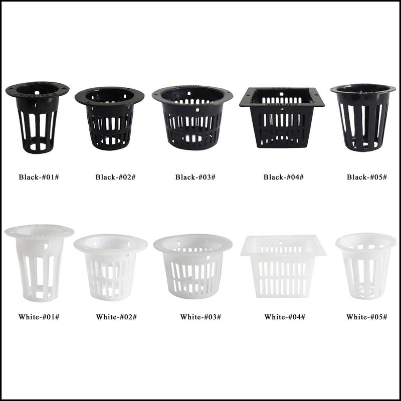 Maceta de malla resistente de 10 Uds., vaso con malla, cesta hidropónica aeropónica para cultivo de plantas, herramientas de jardín Clon