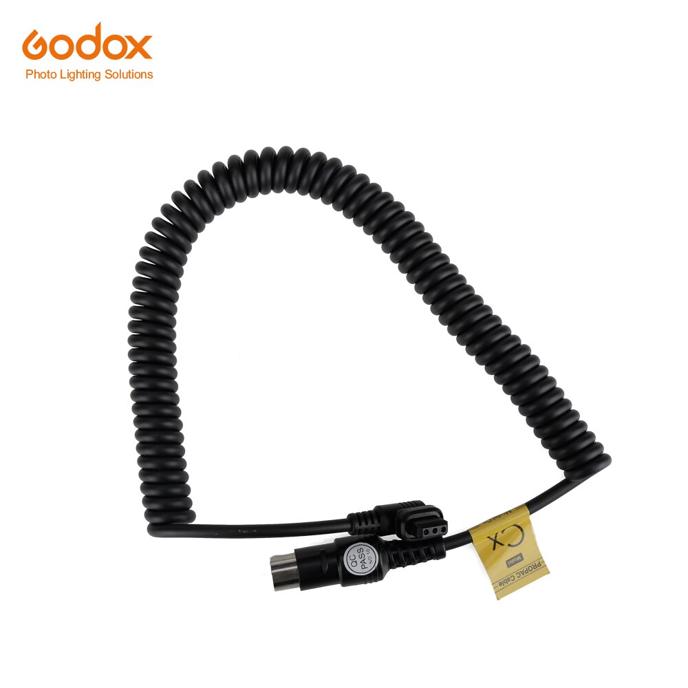 Godox PB-CX PB960 PB820 Lithium Battery Pack Power Cable for Canon 430EZ 540EZ 550EX 580EX 580EX II 600EX Flash Speedlite