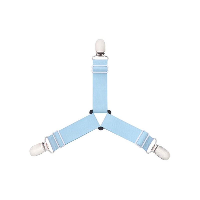 4Pcs/set Elastic Bed Sheet Holder Belt Fastener Bed Sheet Clips Home Textiles Bed Clip Mattress Blankets Bed Holder Gadgets: black